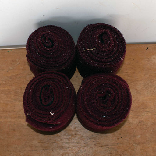 Used Maroon 4ft Polo Wraps Set Of 4 Sale Barn misc