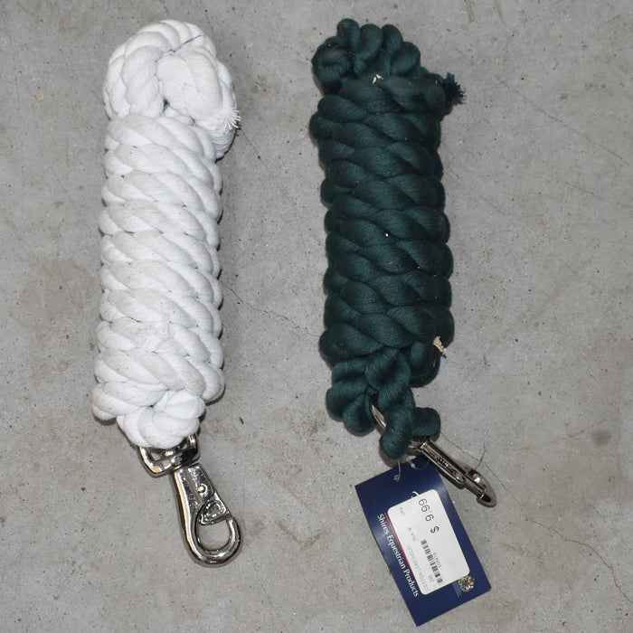 NEW Cotton 8" Lead Ropes Set Of 2 Sale Barn misc