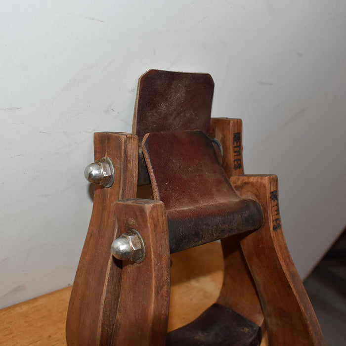 Used Nettles Wooden Stirrups Sale Barn Nettles