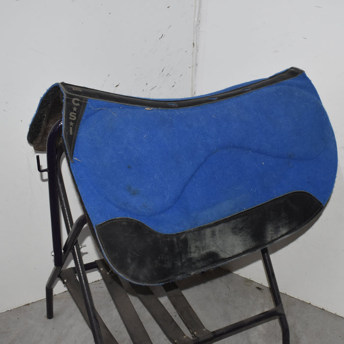 Used CSI Royal Blue Saddle Pad