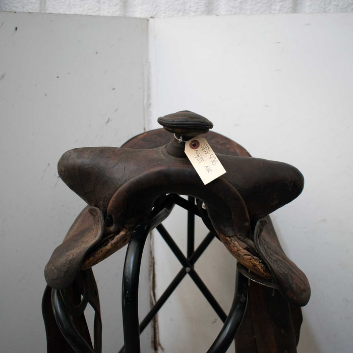 Used 14" Non-Rider Decor Only Saddle Sale Barn misc