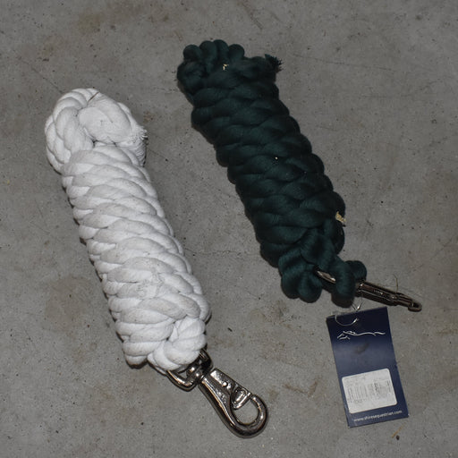 NEW Cotton 8" Lead Ropes Set Of 2 Sale Barn misc