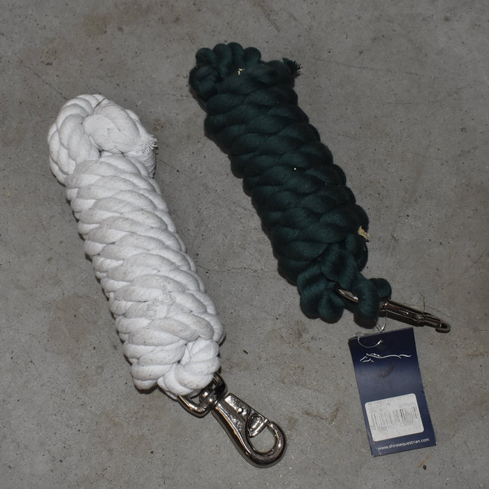NEW Cotton 8" Lead Ropes Set Of 2 Sale Barn misc