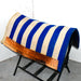 Used Blue/ White Striped Saddle Blanket Sale Barn Misc