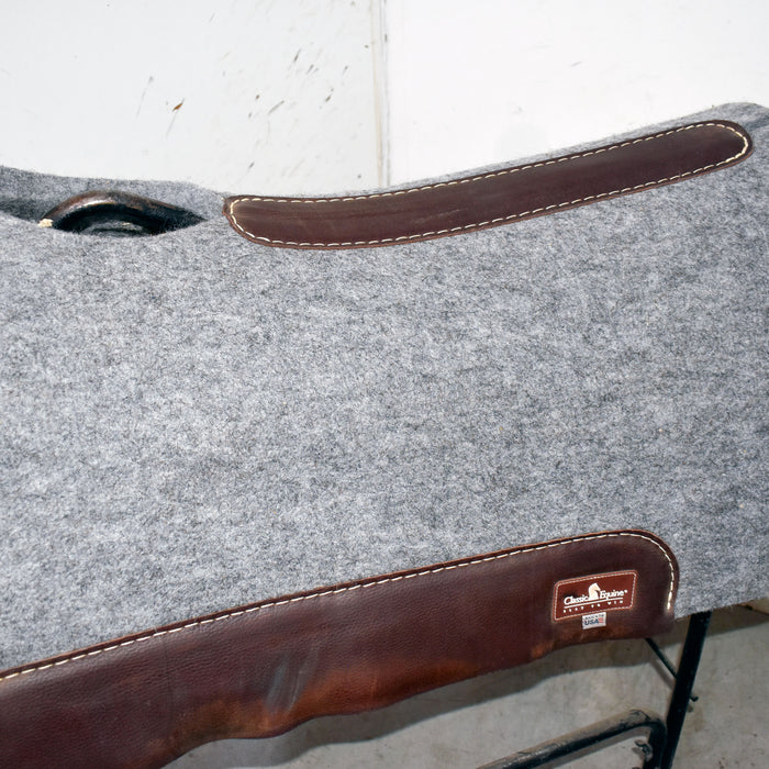 Lightly Used Classic Equine Wool Top Felt Saddle Pad Sale Barn Classic Equine