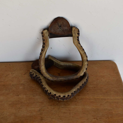 Used Rawhide Flat Bottom Oxbow Stirrups Sale Barn Teskey's