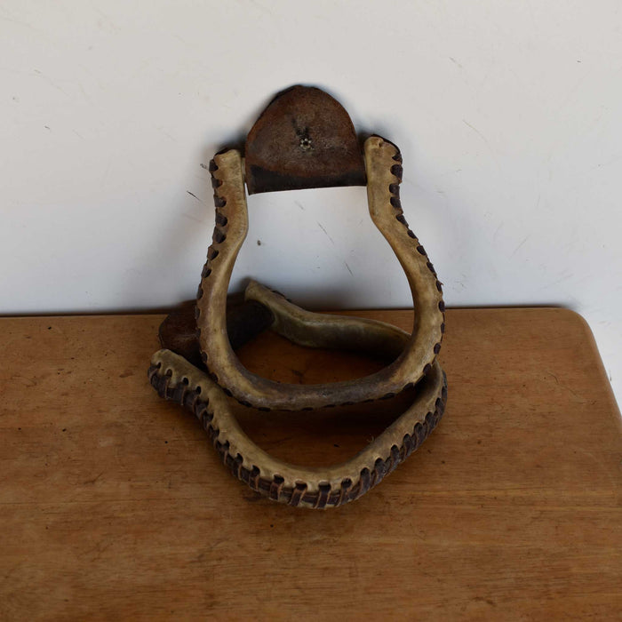 Used Rawhide Flat Bottom Oxbow Stirrups Sale Barn Teskey's