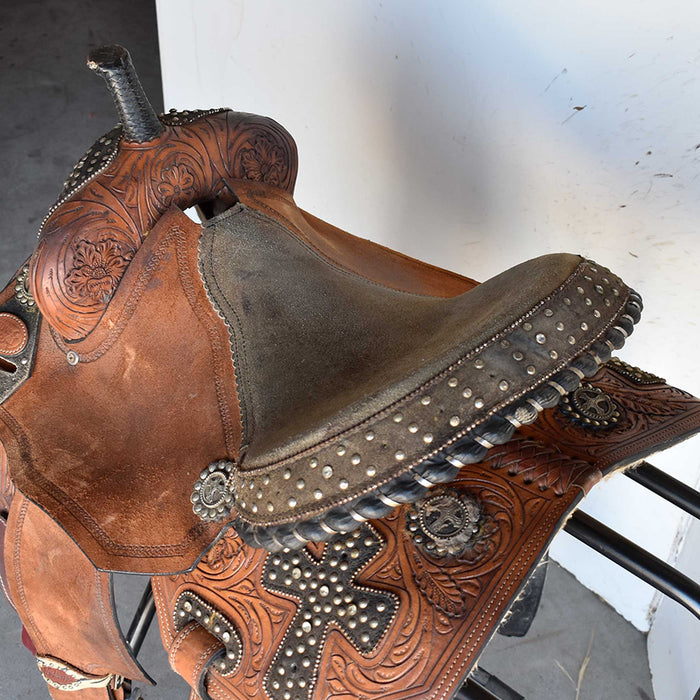 Used 15" Silver Royal Rider Saddle Sale Barn Silver Royal