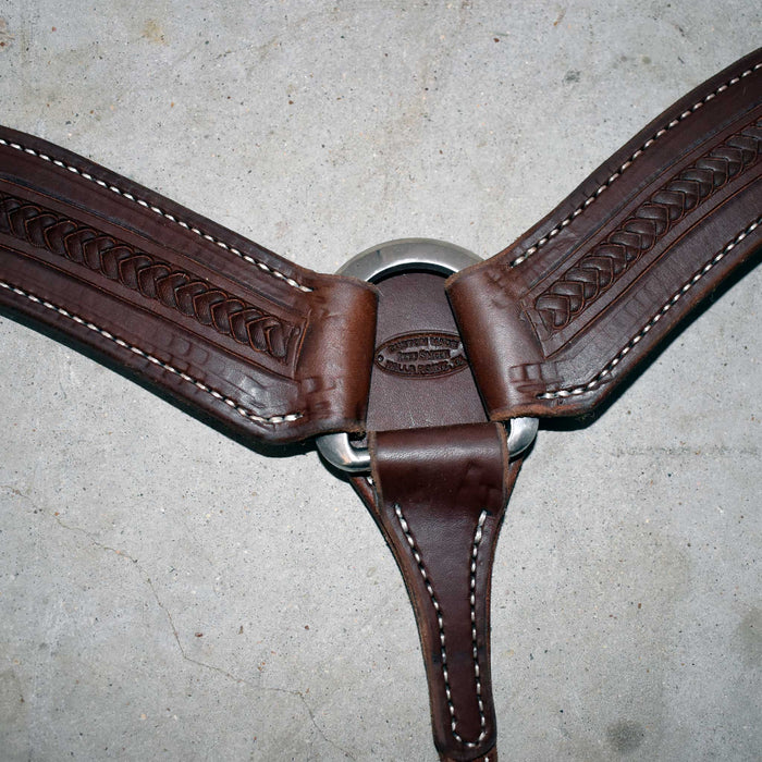 NEW Jeff Smith Heavy Oiled Breast Collar Sale Barn Jeff Smith
