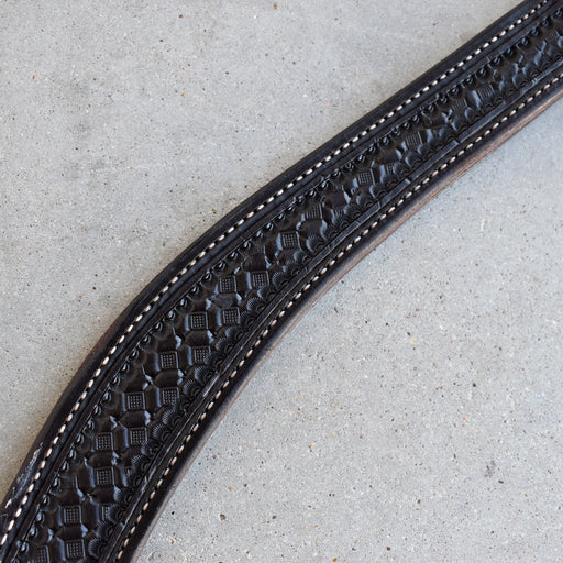 NEW Jeff Smith Geometric Tooled Breast Collar Sale Barn Jeff Smith