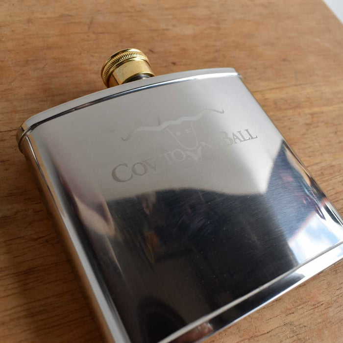 NEW CowTown Ball Stainless Steel Flask Sale Barn Teskey's