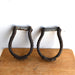 Used Rawhide Covered Round Metal Stirrups Sale Barn Teskey's