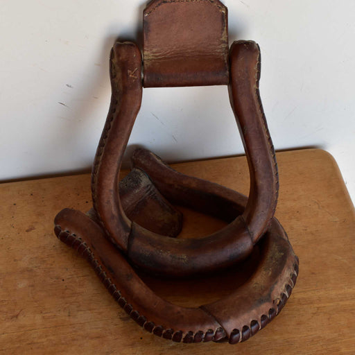 Used Leather Covered Oxbow Stirrups Sale Barn Teskey's