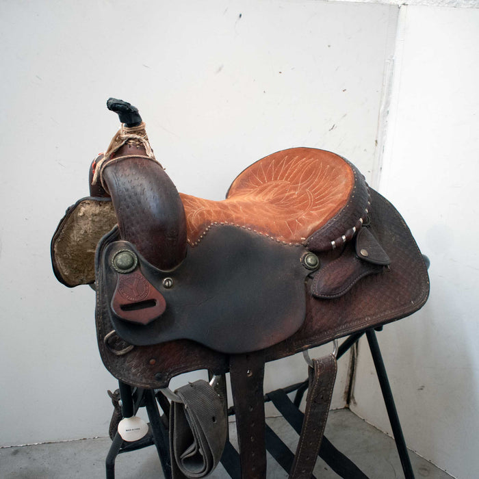 Used 14" Circle Y Saddlery Non-Rider Decor Only Saddle Sale Barn Circle Y Saddlery