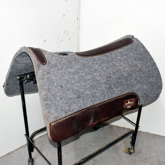 Lightly Used Classic Equine Wool Top Felt Saddle Pad Sale Barn Classic Equine