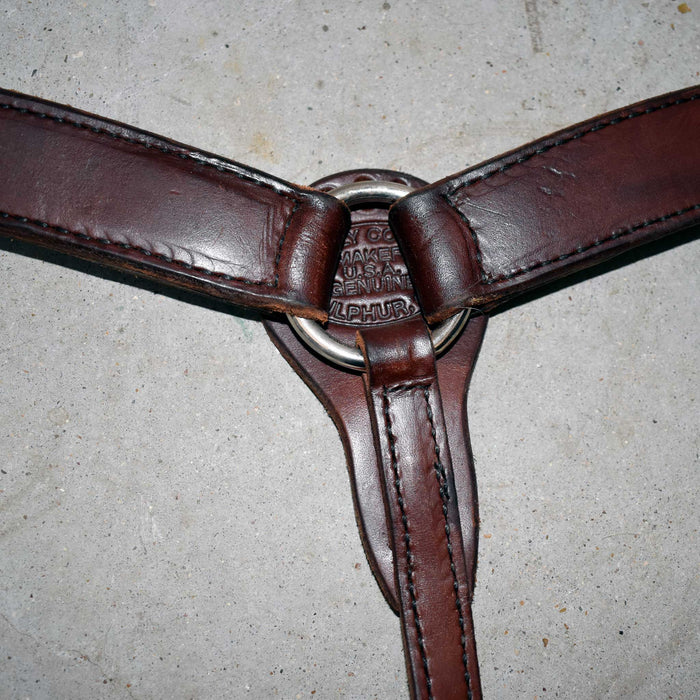 Lightly Used Jeff Smith Heavy Oiled Breast Collar Sale Barn Jeff Smith