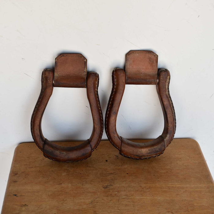 Used Leather Covered Oxbow Stirrups Sale Barn Teskey's
