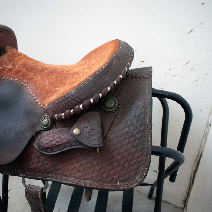 Used 14" Circle Y Saddlery Non-Rider Decor Only Saddle Sale Barn Circle Y Saddlery
