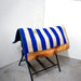 Used Blue/ White Striped Saddle Blanket Sale Barn Misc
