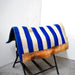 Used Blue/ White Striped Saddle Blanket Sale Barn Misc