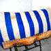 Used Blue/ White Striped Saddle Blanket Sale Barn Misc