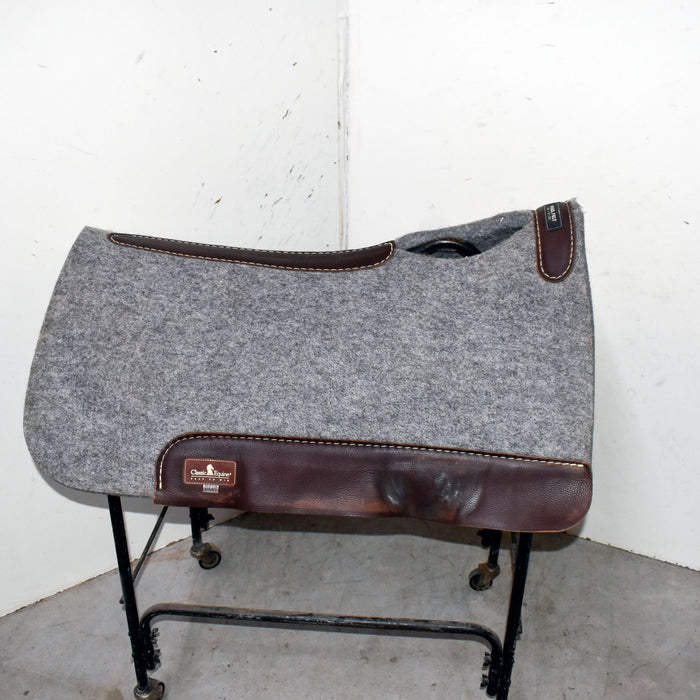 Lightly Used Classic Equine Wool Top Felt Saddle Pad Sale Barn Classic Equine