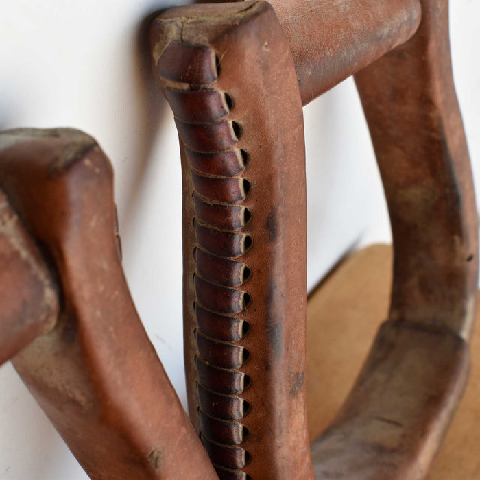 Used Leather Covered Oxbow Stirrups Sale Barn Teskey's