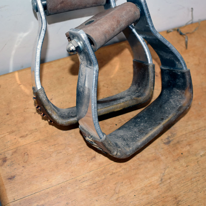 Lightly Used 2" Roo-Hide Saddlery Stirrups Sale Barn ROO HIDE