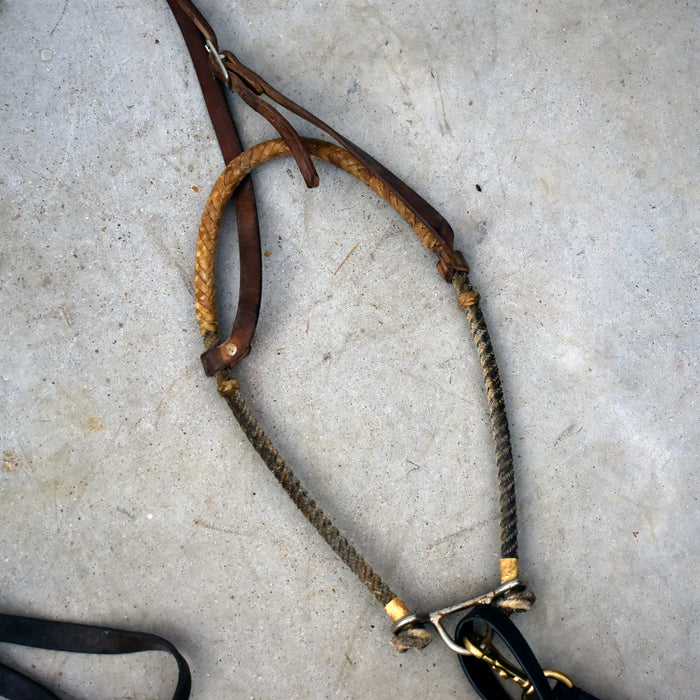 Used Assorted Rope Band Noseband With Biothane Tie Downs Set Of 2 Sale Barn misc