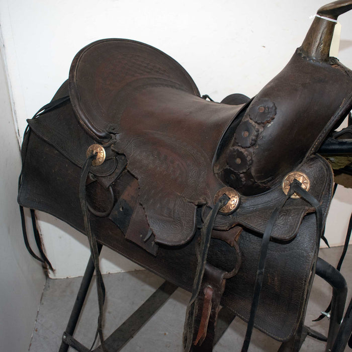 Used 15" Non-Rider Decor Only Saddle Sale Barn misc