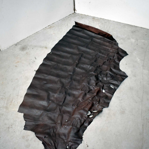 NEW Dark Brown Top Grain Leather Hide Piece Sale Barn misc