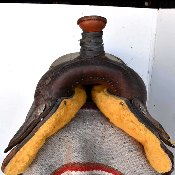 Used 16" Joe Vega & Brothers Rider Saddle Sale Barn TESKEY'S