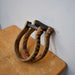 Used Rawhide Covered Oxbow Metal Stirrups Sale Barn Misc