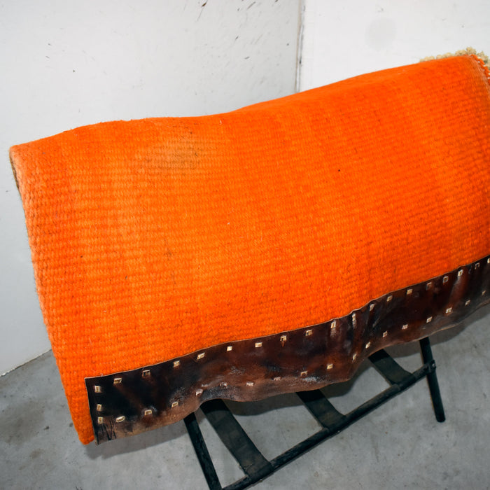 Used Orange Saddle Blanket Sale Barn Misc