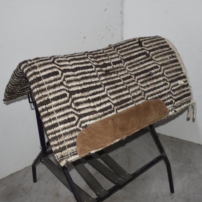 Used Brown/ Tan Saddle Pad Sale Barn misc