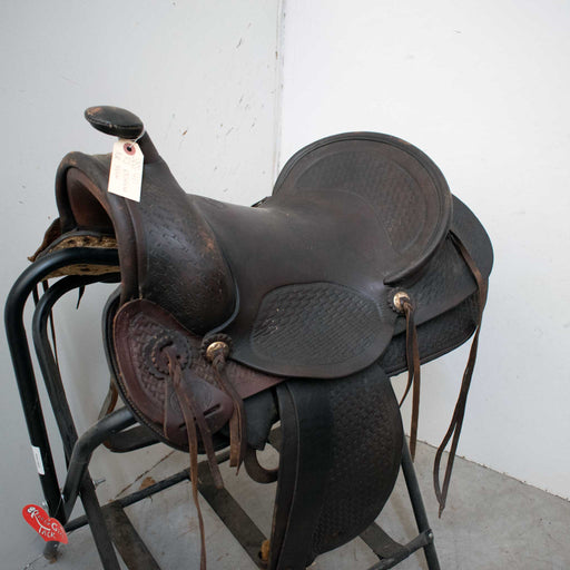 Used 15" R.J. Riggins Non-Rider Decor Only Saddle Sale Barn R.J. Riggins