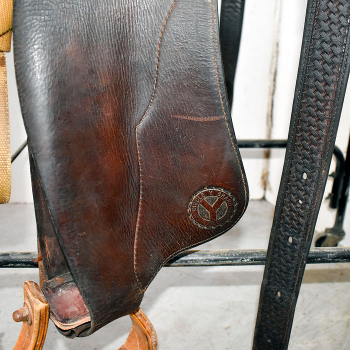Used 16" Circle Y Rider Saddle Sale Barn Circle Y Saddlery