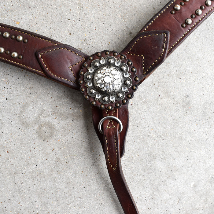 Used Beaded With Diamond Concho Breast Collar Sale Barn Teskey's