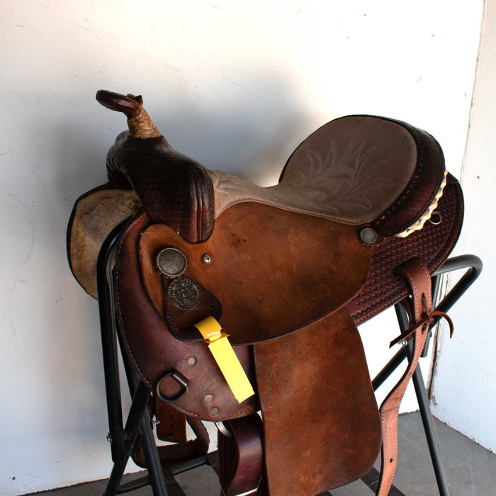 Used 15" Bona Allen Rider Saddle Sale Barn MISC