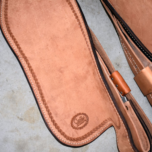Like NEW Coats Light Oiled Stamped Fenders Sale Barn Coats Saddlery