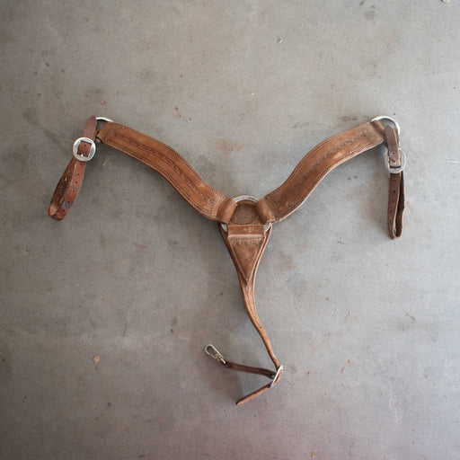 Used NRS Barbwire Roper Breast Collar Sale Barn NRS