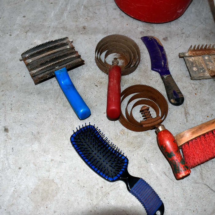 Used Assorted Grooming Tools Set Of 10 Sale Barn misc