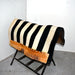 Used Black/ White Striped Saddle Blanket Sale Barn Misc