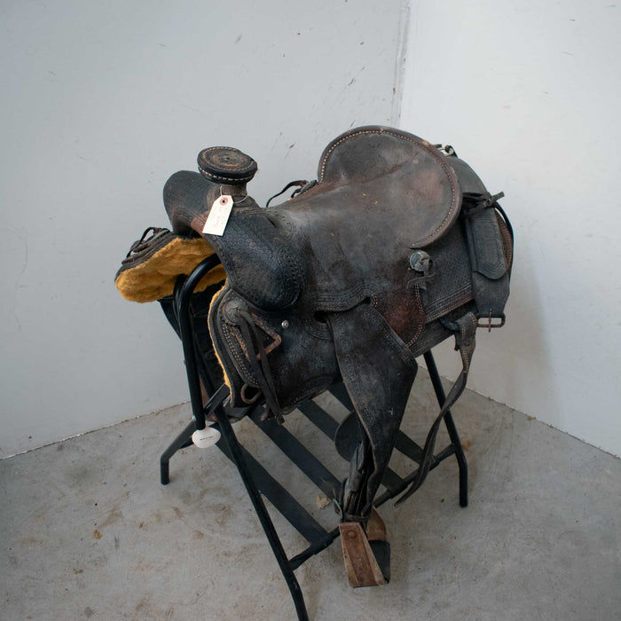Used 16" Teskey's Non-Rider Saddle Sale Barn Teskey's