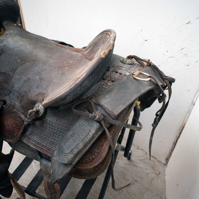 Used 16" Teskey's Non-Rider Saddle Sale Barn Teskey's