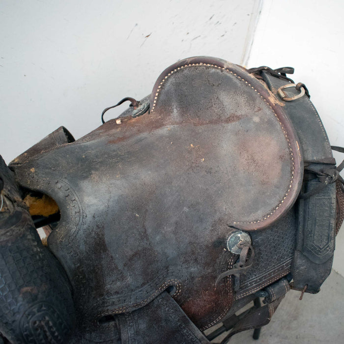 Used 16" Teskey's Non-Rider Saddle Sale Barn Teskey's