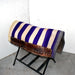 Used Purple/ White Striped Saddle Blanket Sale Barn Misc