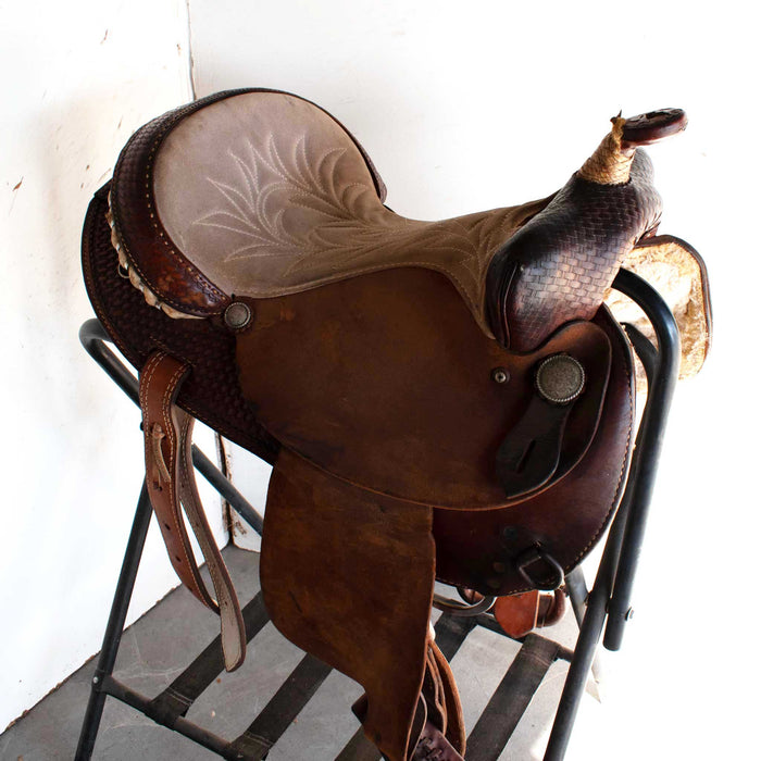 Used 15" Bona Allen Rider Saddle Sale Barn MISC