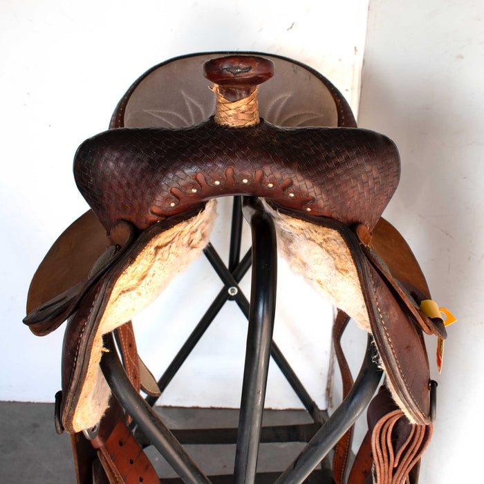 Used 15" Bona Allen Rider Saddle Sale Barn MISC