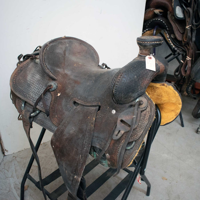 Used 16" Teskey's Non-Rider Saddle Sale Barn Teskey's